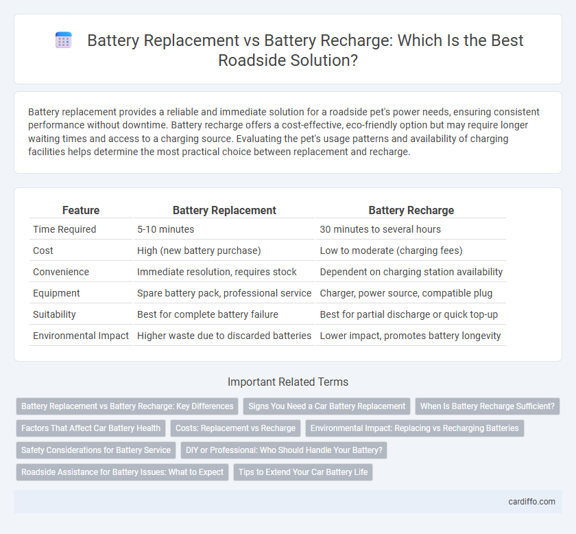 Battery Replacement vs Battery Recharge: Which Is the Best Roadside Solution?
