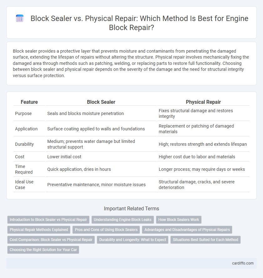 Block Sealer vs. Physical Repair: Which Method Is Best for Engine Block Repair?