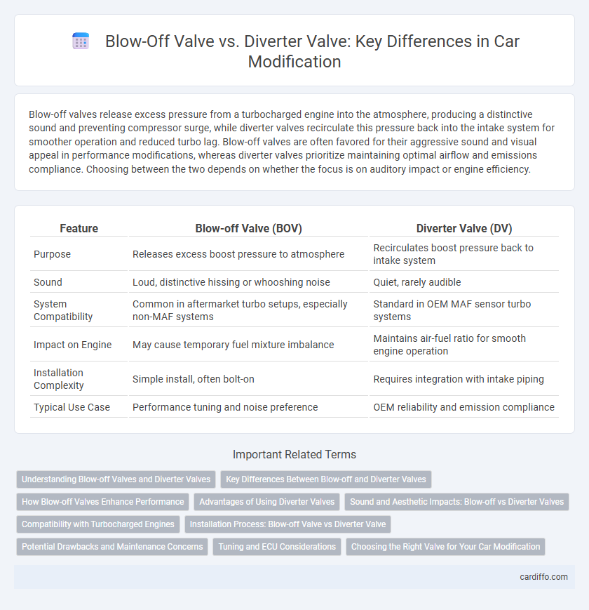 Blow-Off Valve vs. Diverter Valve: Key Differences in Car Modification