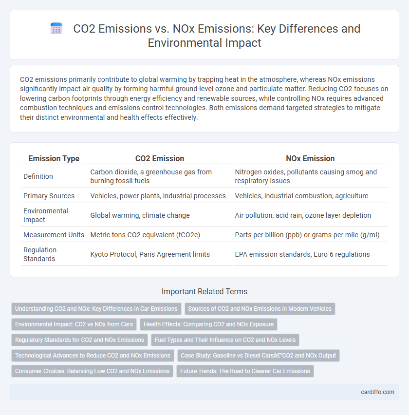 CO2 Emissions vs. NOx Emissions: Key Differences and Environmental Impact