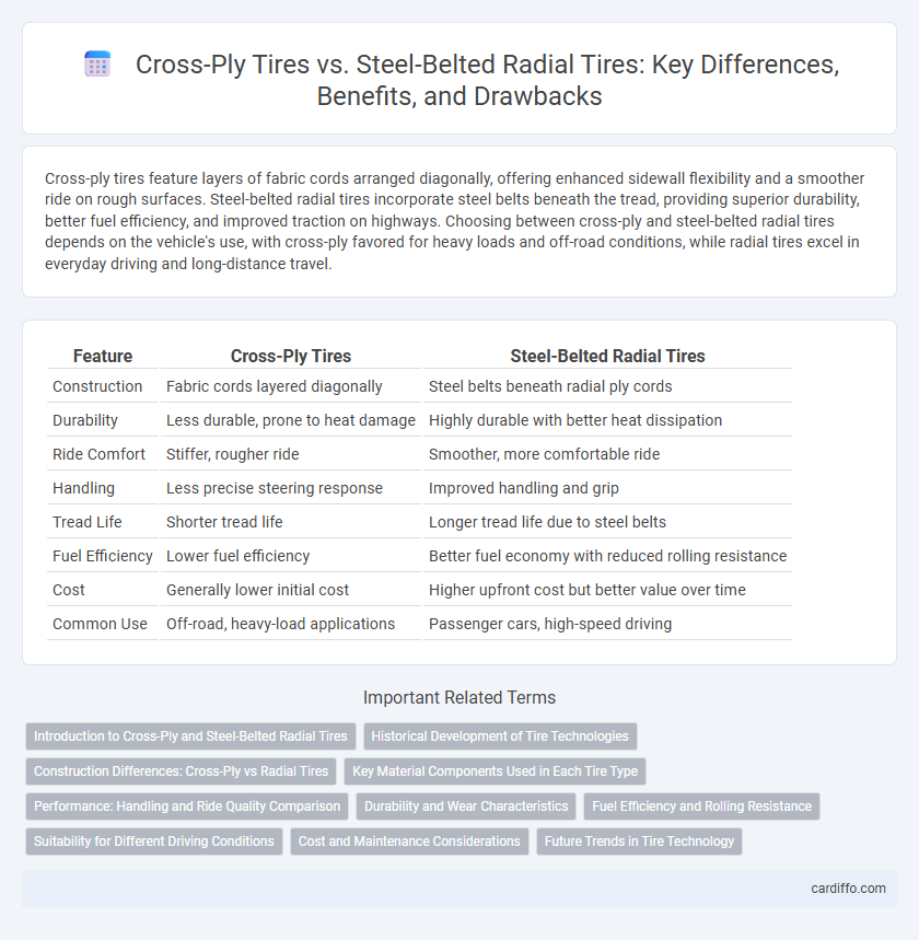 Cross-Ply Tires vs. Steel-Belted Radial Tires: Key Differences, Benefits, and Drawbacks