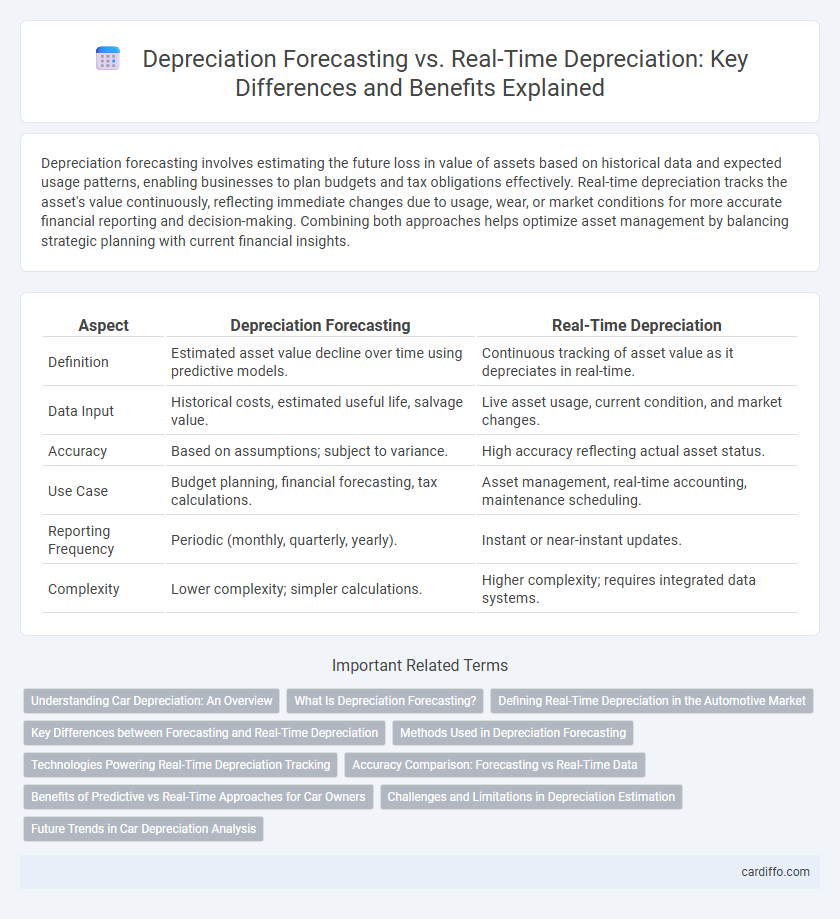 Depreciation Forecasting vs. Real-Time Depreciation: Key Differences and Benefits Explained