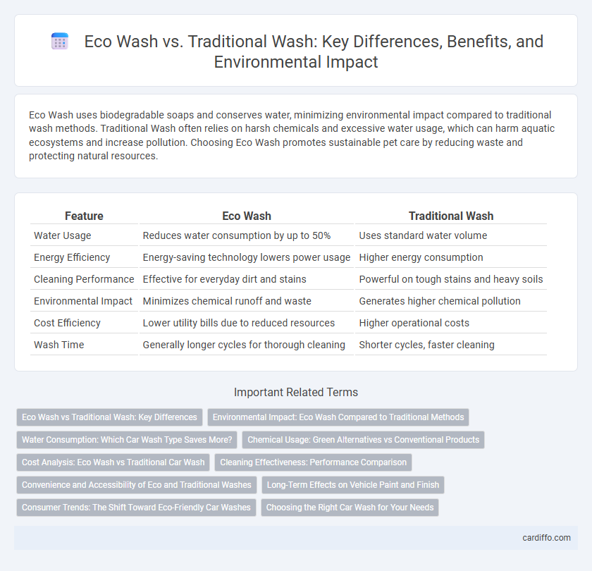 Eco Wash vs. Traditional Wash: Key Differences, Benefits, and Environmental Impact