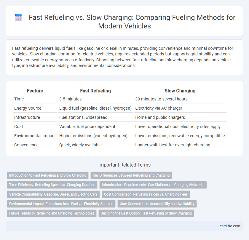 Fast Refueling vs. Slow Charging: Comparing Fueling Methods for Modern Vehicles
