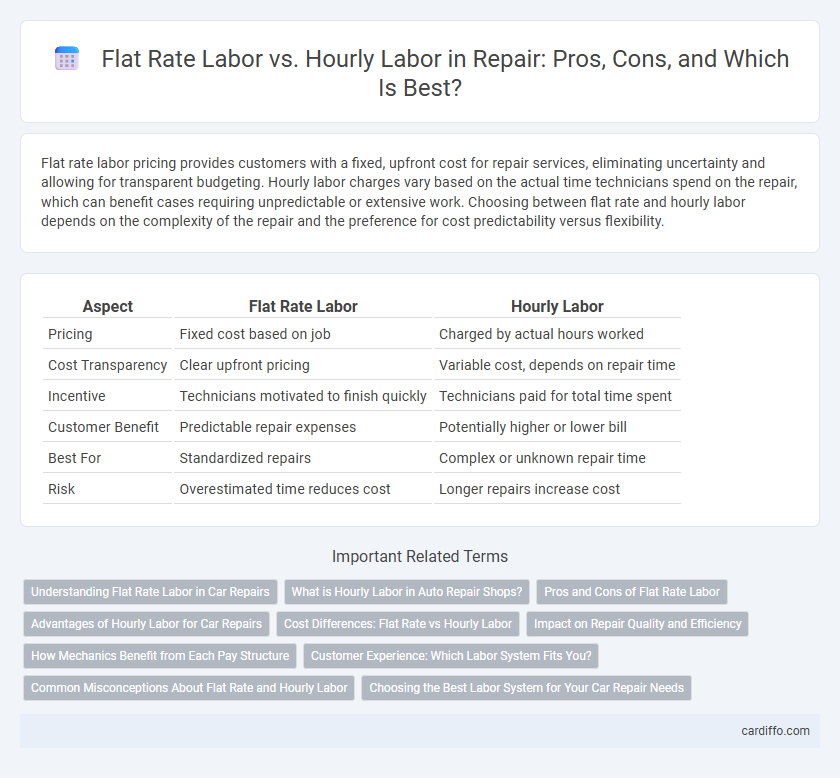 Flat Rate Labor vs. Hourly Labor in Repair: Pros, Cons, and Which Is Best?