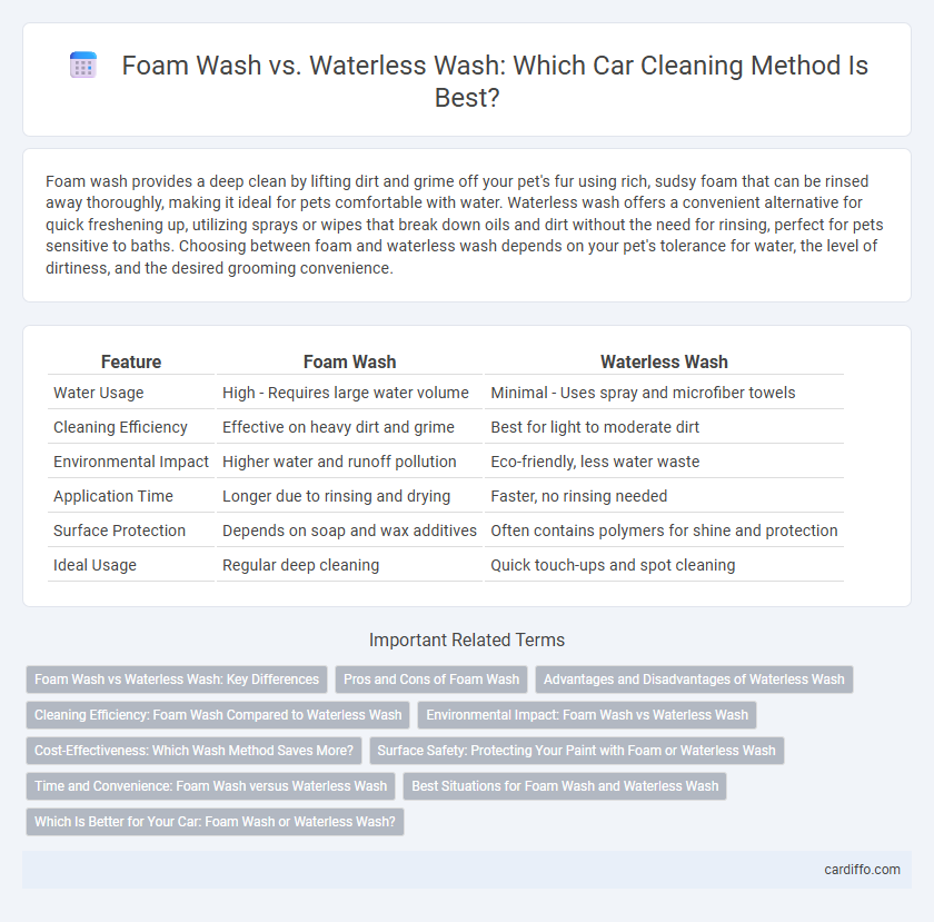 Foam Wash vs. Waterless Wash: Which Car Cleaning Method Is Best?