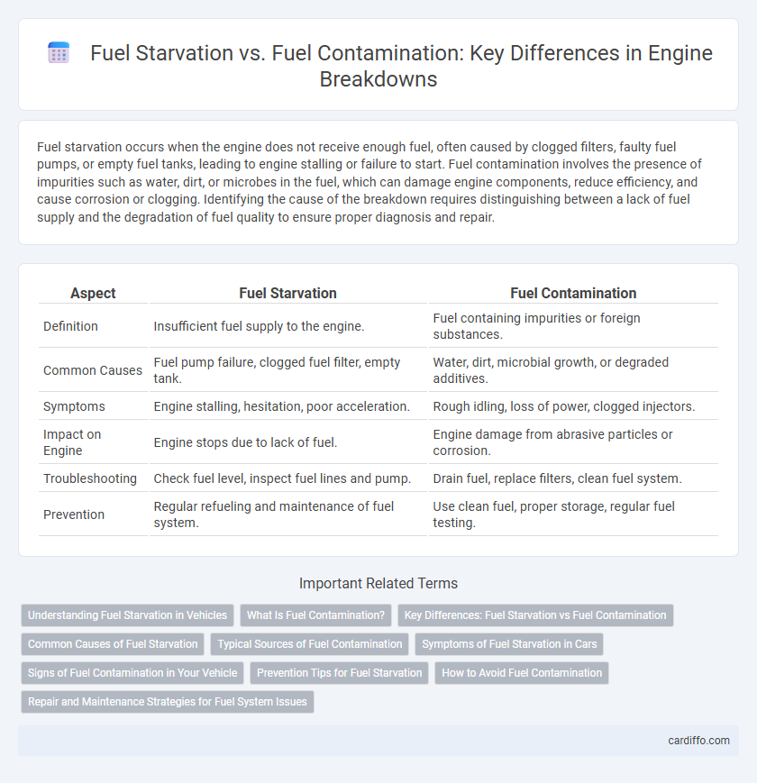 Fuel Starvation vs. Fuel Contamination: Key Differences in Engine Breakdowns