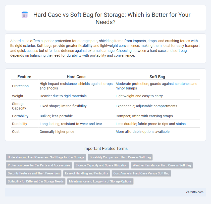 Hard Case vs Soft Bag for Storage: Which is Better for Your Needs?
