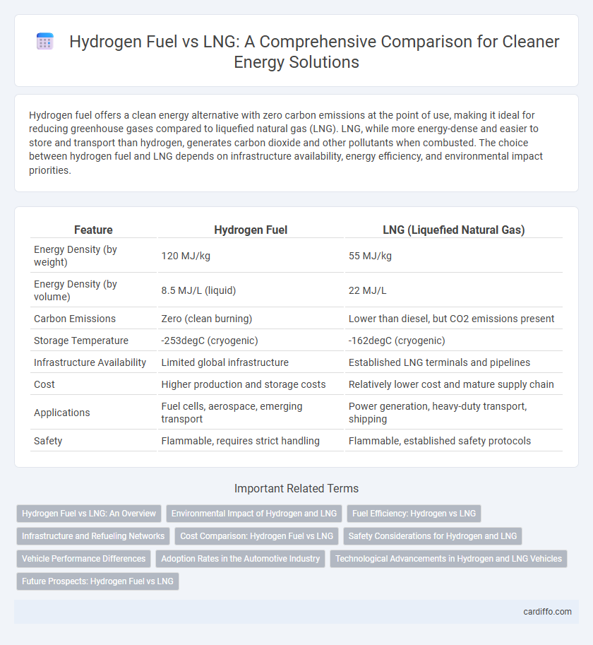 Hydrogen Fuel vs LNG: A Comprehensive Comparison for Cleaner Energy Solutions