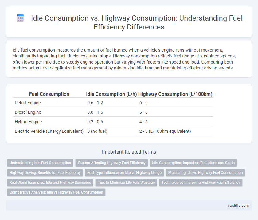 Idle Consumption vs. Highway Consumption: Understanding Fuel Efficiency Differences