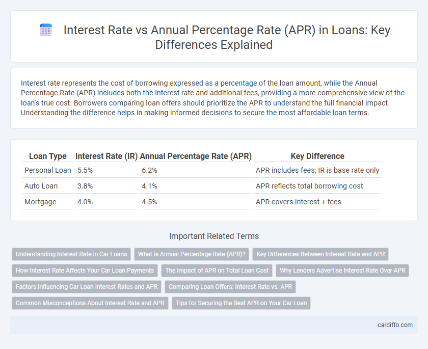 Interest Rate vs Annual Percentage Rate (APR) in Loans: Key Differences Explained