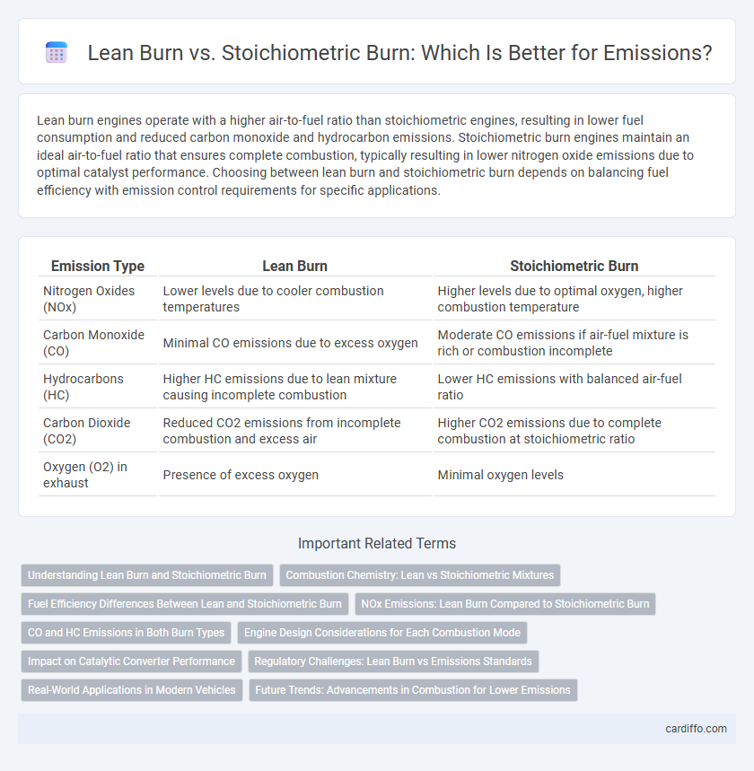 Lean Burn vs. Stoichiometric Burn: Which Is Better for Emissions?