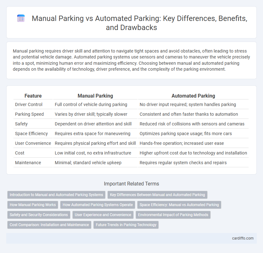 Manual Parking vs Automated Parking: Key Differences, Benefits, and Drawbacks