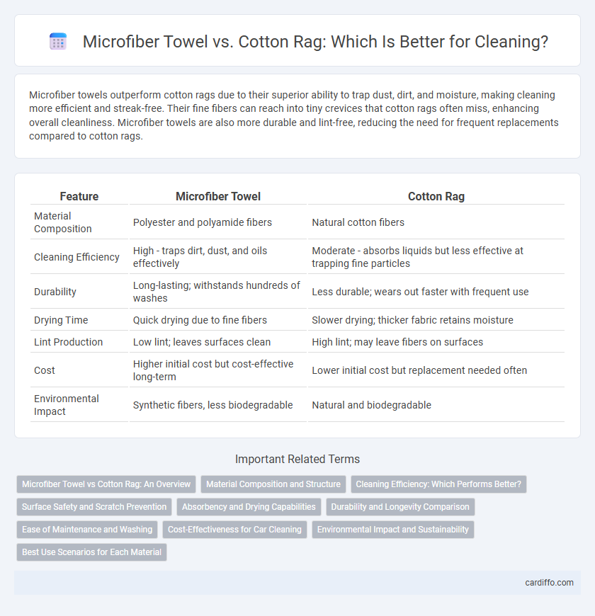 Microfiber Towel vs. Cotton Rag: Which Is Better for Cleaning?