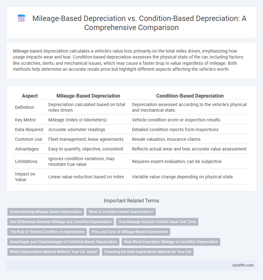 Mileage-Based Depreciation vs. Condition-Based Depreciation: A Comprehensive Comparison