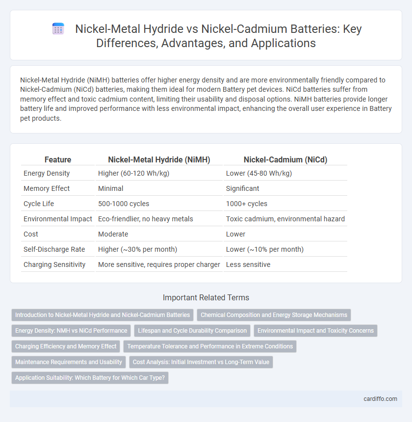 Nickel-Metal Hydride vs Nickel-Cadmium Batteries: Key Differences, Advantages, and Applications