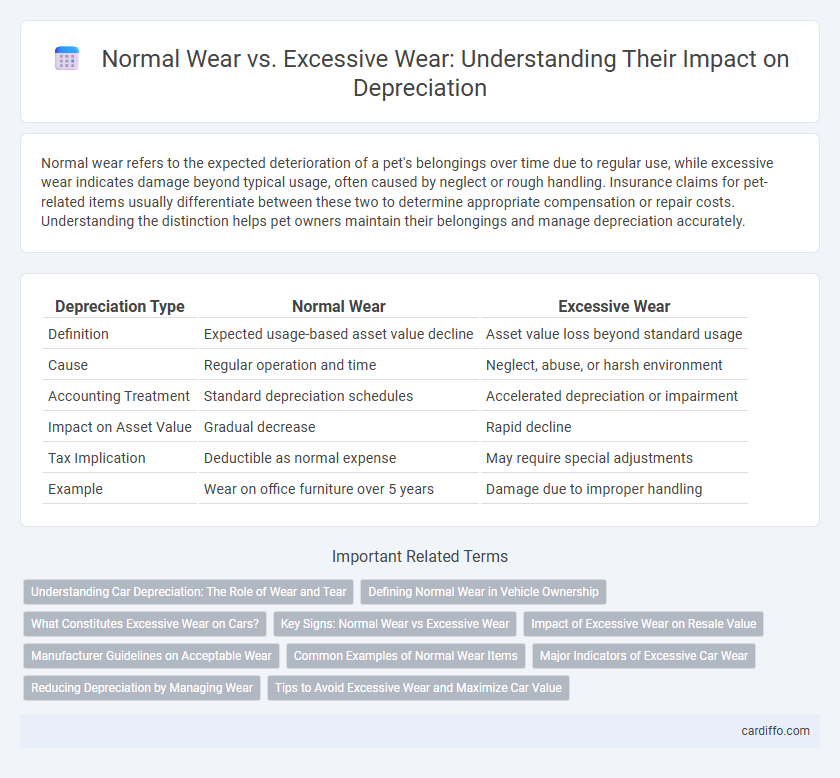 Normal Wear vs. Excessive Wear: Understanding Their Impact on Depreciation