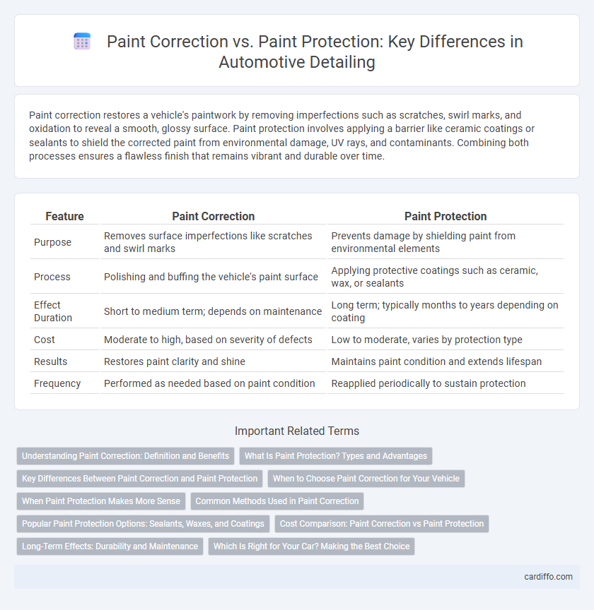Paint Correction vs. Paint Protection: Key Differences in Automotive Detailing