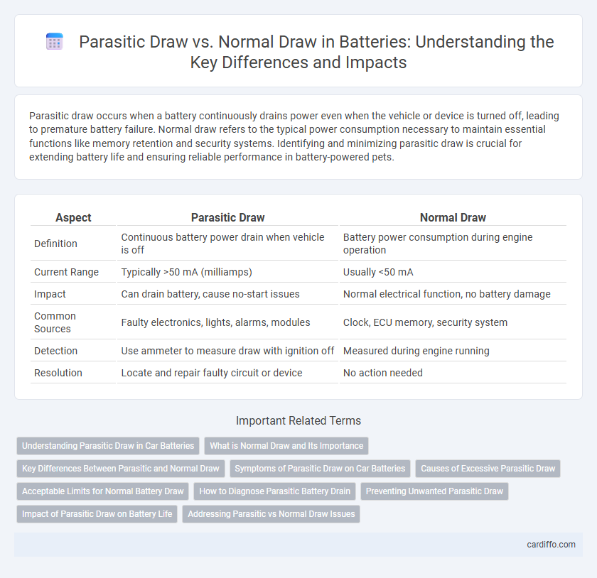 Parasitic Draw vs. Normal Draw in Batteries: Understanding the Key Differences and Impacts