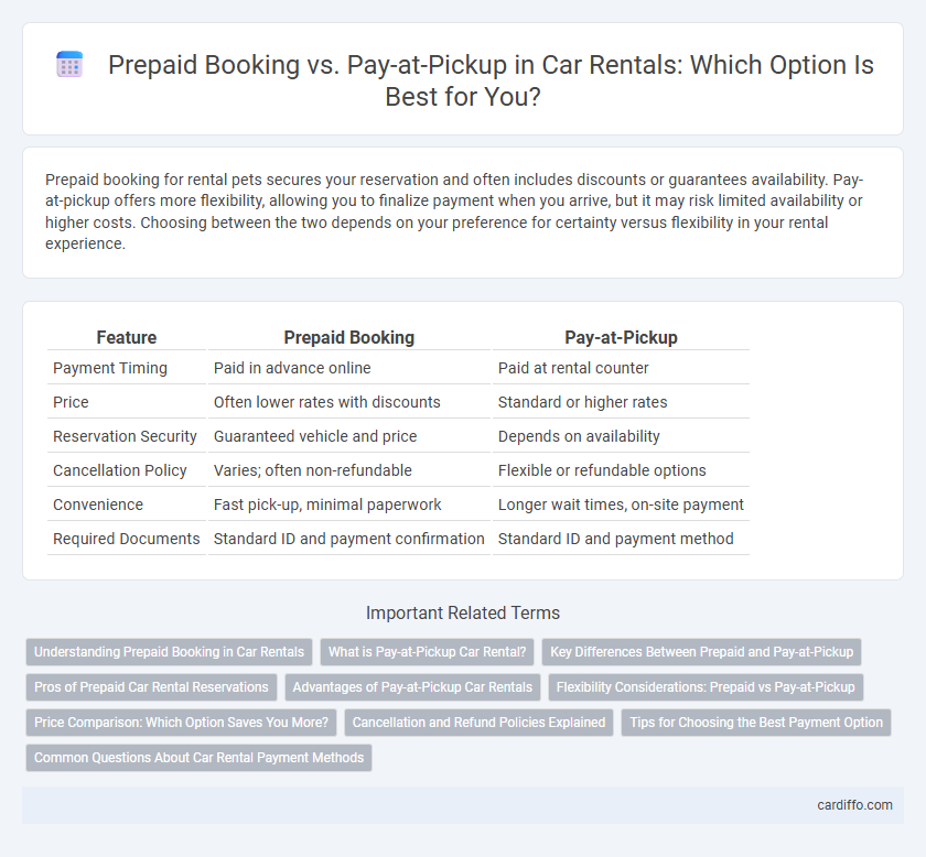 Prepaid Booking vs. Pay-at-Pickup in Car Rentals: Which Option Is Best for You?
