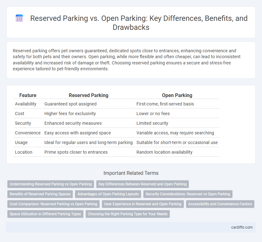 Reserved Parking vs. Open Parking: Key Differences, Benefits, and Drawbacks