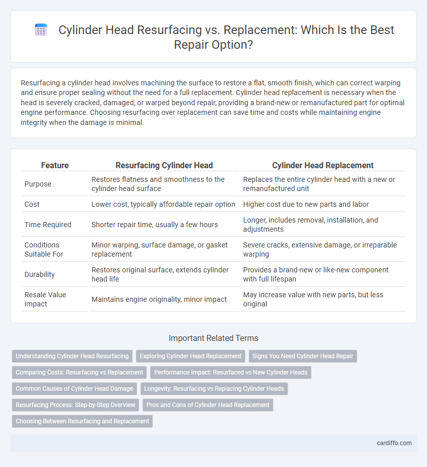 Cylinder Head Resurfacing vs. Replacement: Which Is the Best Repair Option?