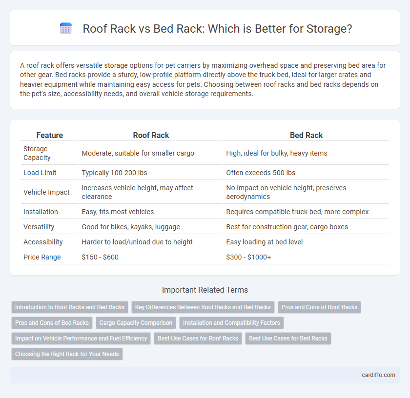 Roof Rack vs Bed Rack: Which is Better for Storage?