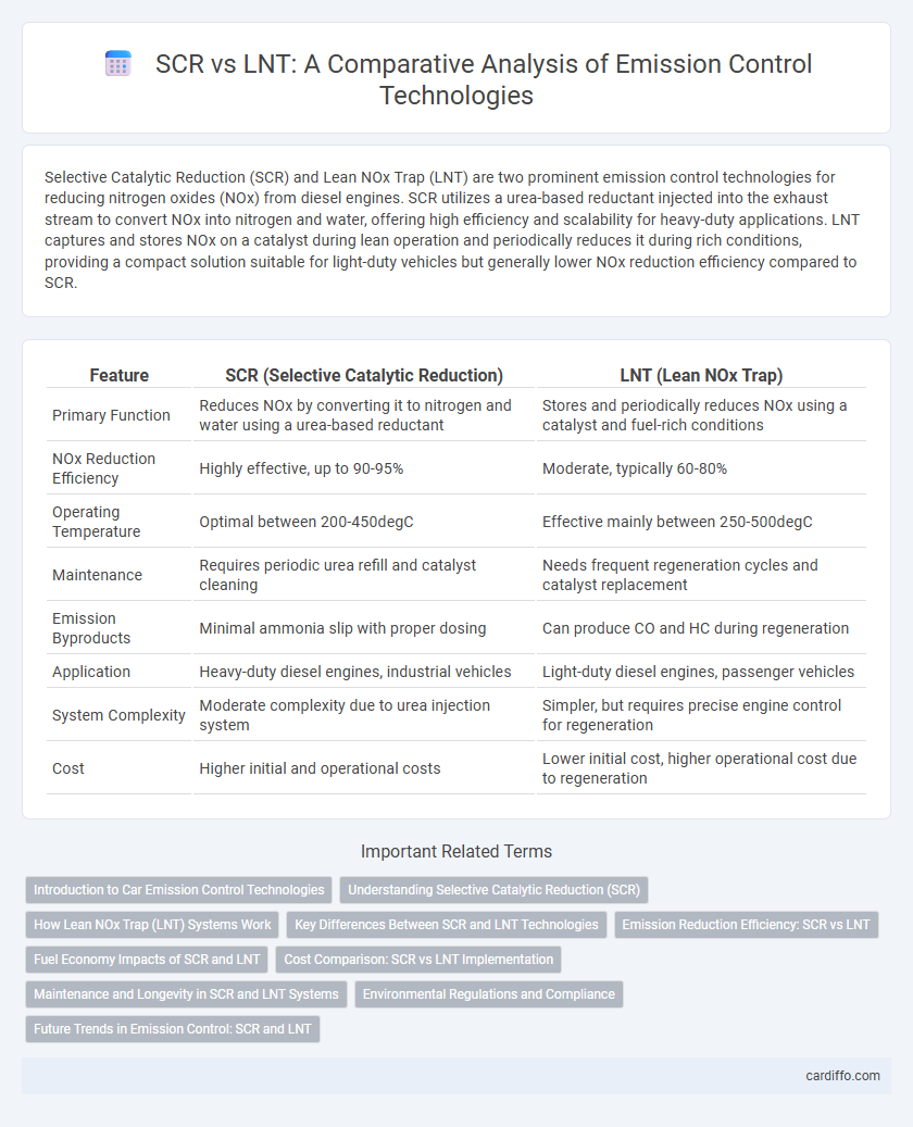 SCR vs LNT: A Comparative Analysis of Emission Control Technologies