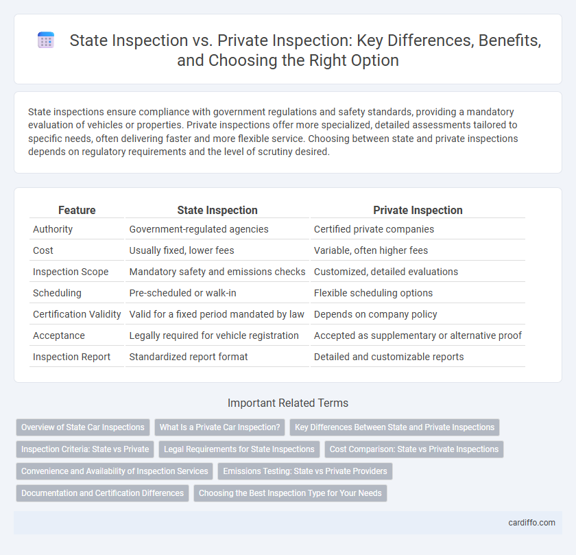 State Inspection vs. Private Inspection: Key Differences, Benefits, and Choosing the Right Option