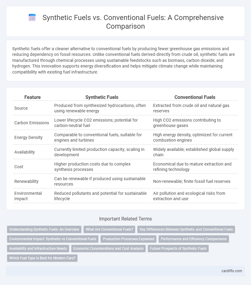 Synthetic Fuels vs. Conventional Fuels: A Comprehensive Comparison