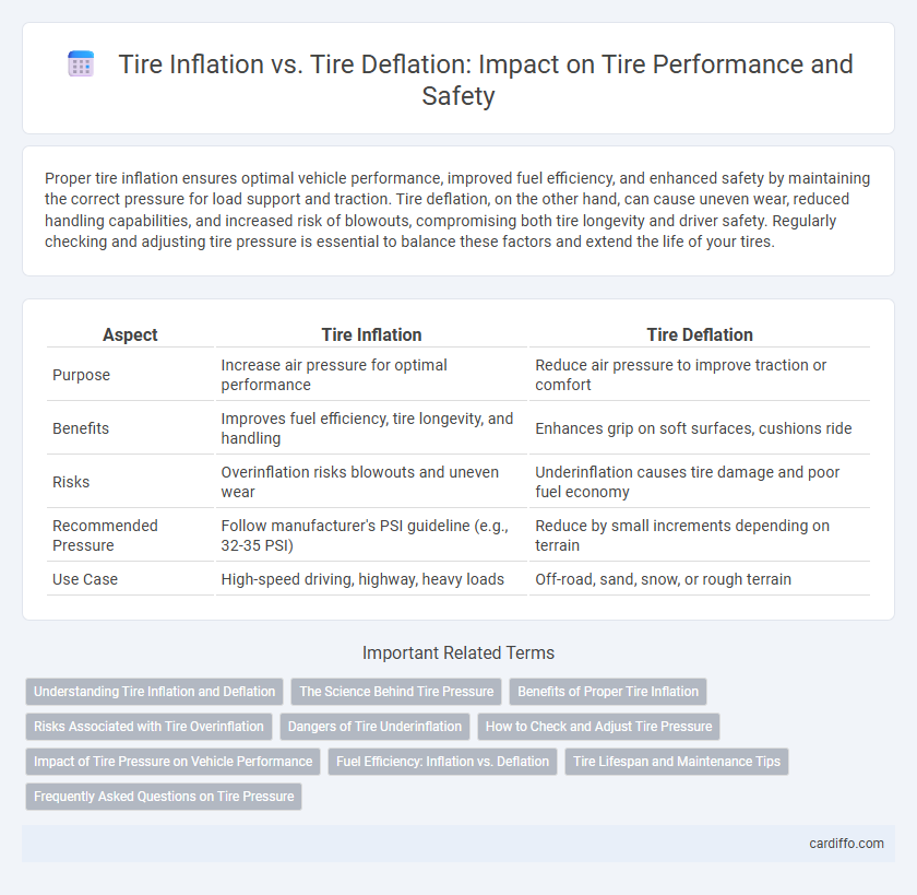 Tire Inflation vs. Tire Deflation: Impact on Tire Performance and Safety