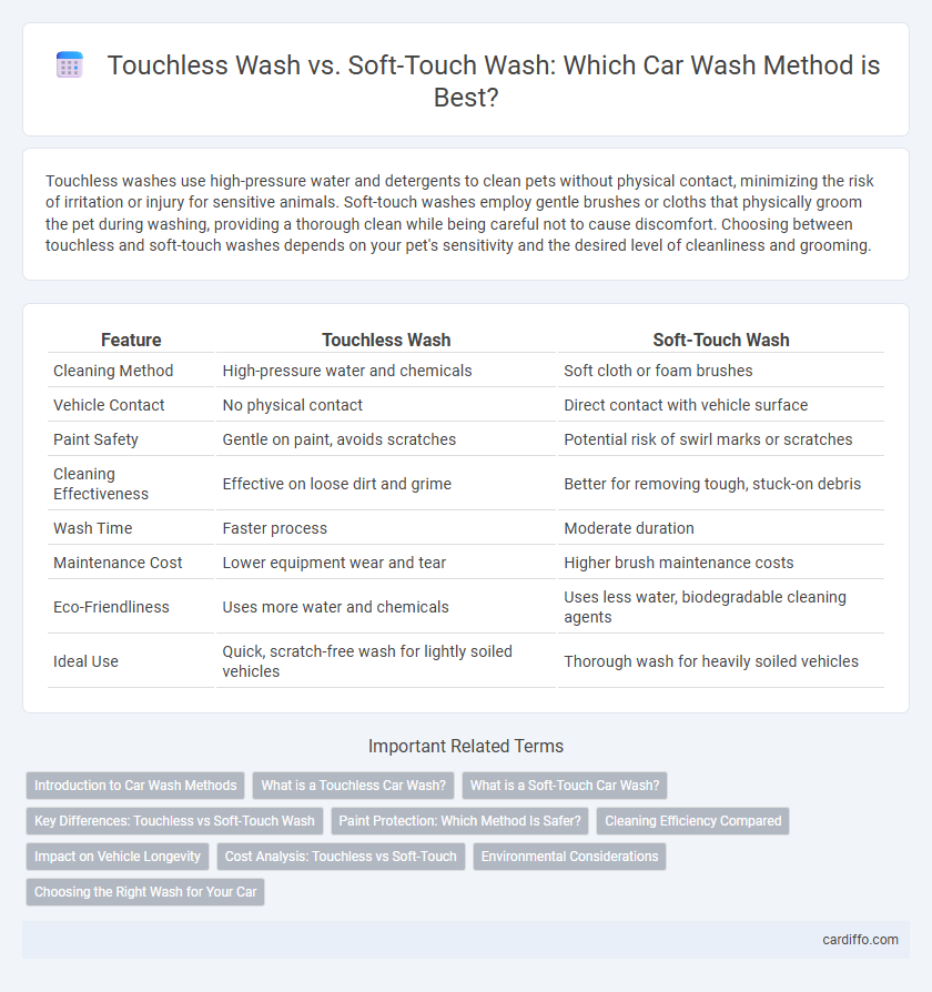 Touchless Wash vs. Soft-Touch Wash: Which Car Wash Method is Best?