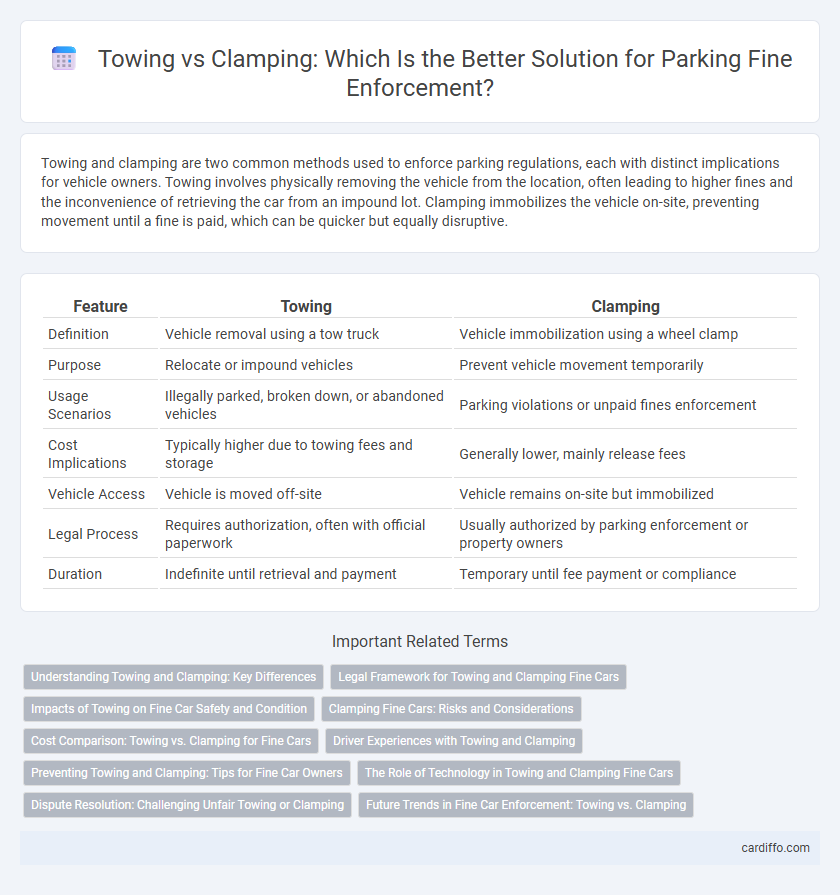 Towing vs Clamping: Which Is the Better Solution for Parking Fine Enforcement?