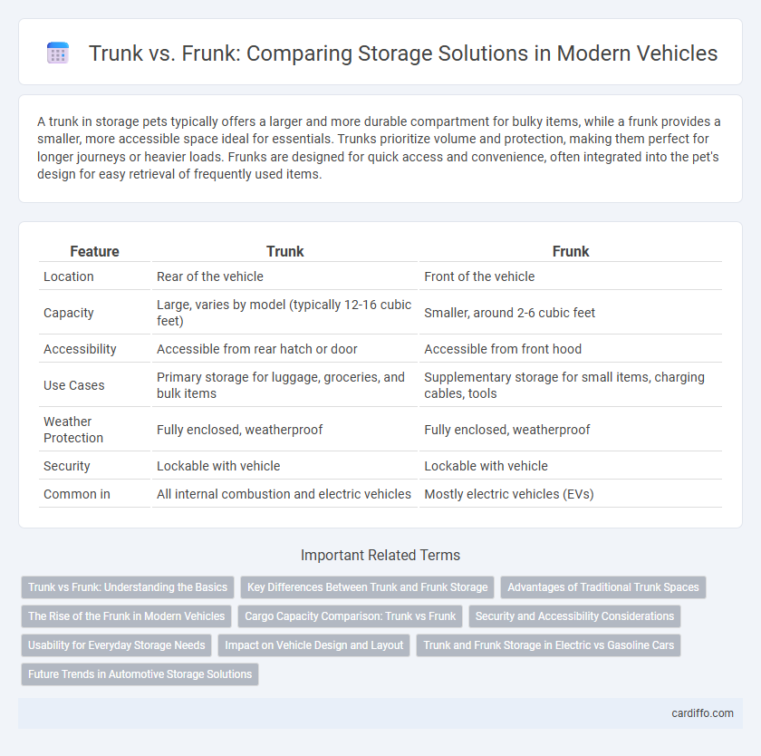 Trunk vs. Frunk: Comparing Storage Solutions in Modern Vehicles