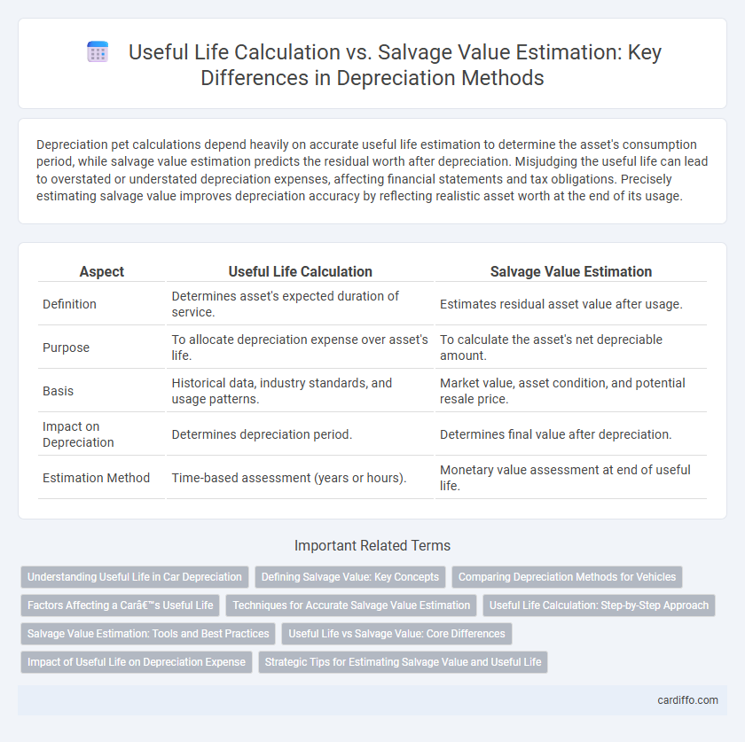 Useful Life Calculation vs. Salvage Value Estimation: Key Differences in Depreciation Methods