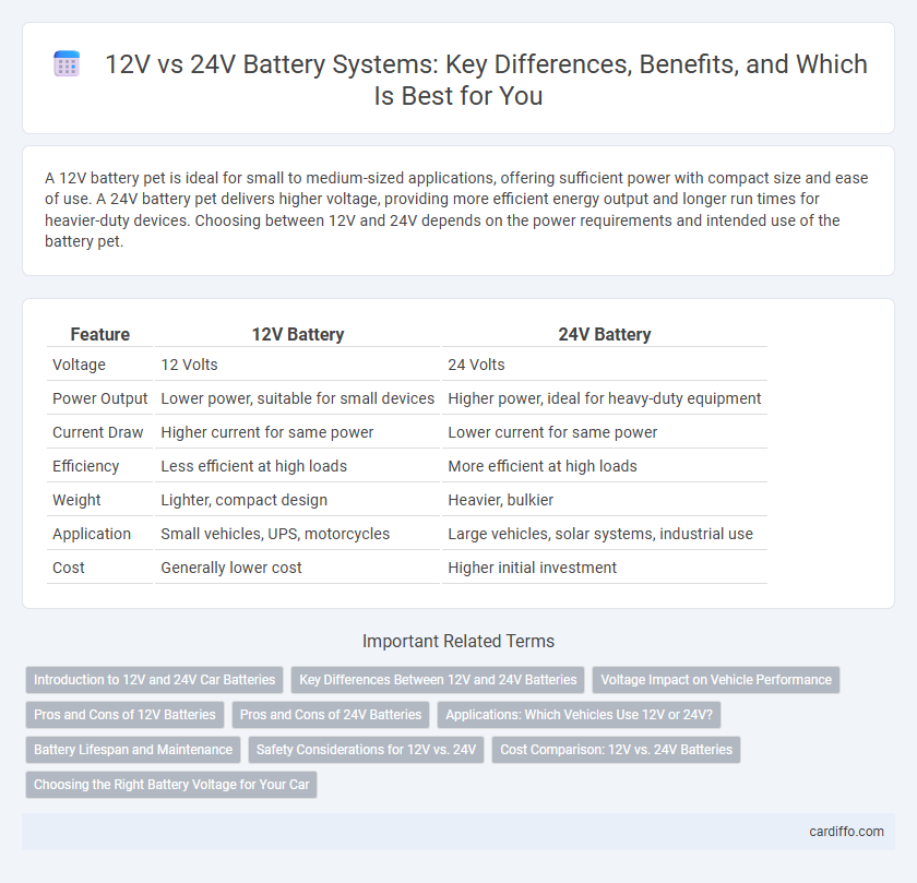 12V vs 24V Battery Systems: Key Differences, Benefits, and Which Is Best for You