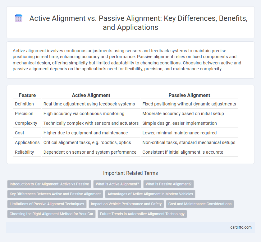 Active Alignment vs. Passive Alignment: Key Differences, Benefits, and Applications