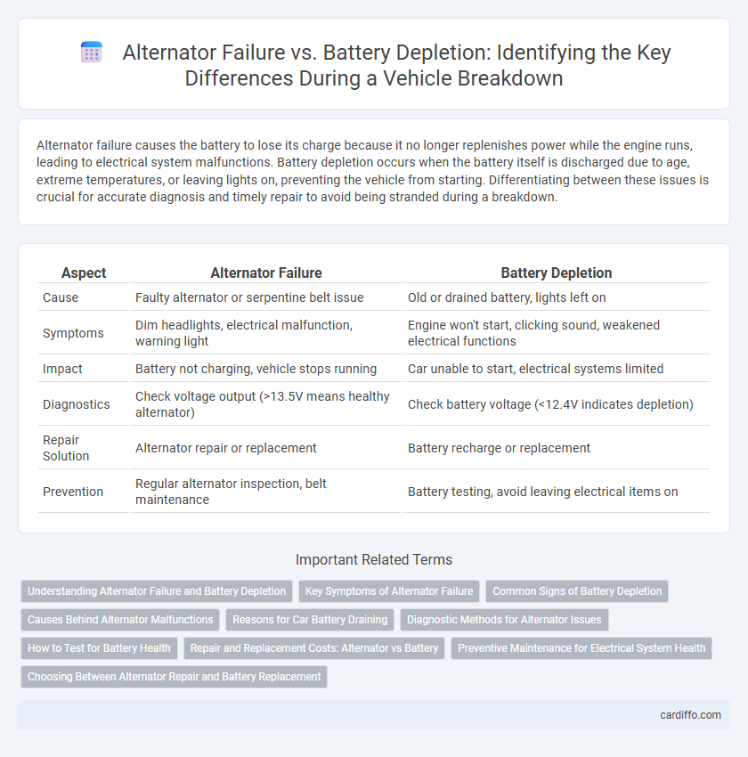Alternator Failure vs. Battery Depletion: Identifying the Key Differences During a Vehicle Breakdown
