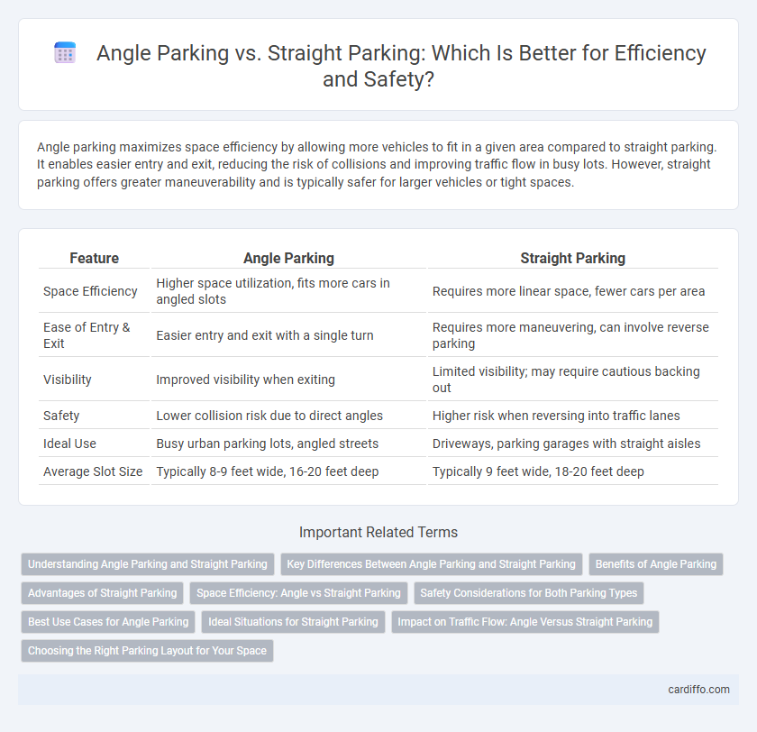 Angle Parking vs. Straight Parking: Which Is Better for Efficiency and Safety?