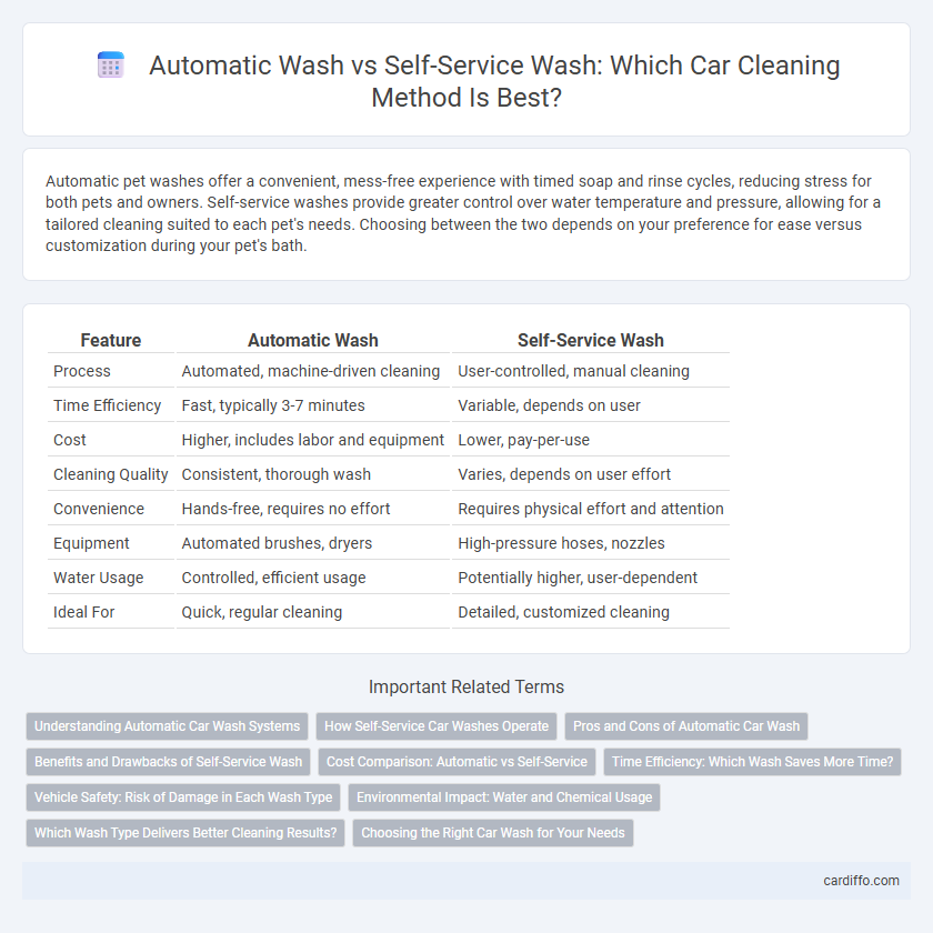 Automatic Wash vs Self-Service Wash: Which Car Cleaning Method Is Best?