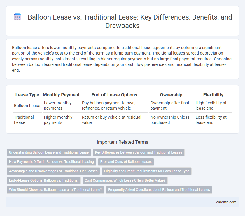 Balloon Lease vs. Traditional Lease: Key Differences, Benefits, and Drawbacks