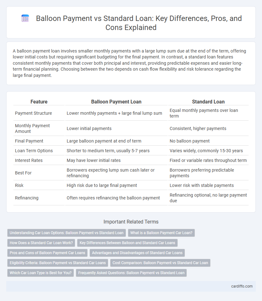 Balloon Payment vs Standard Loan: Key Differences, Pros, and Cons Explained