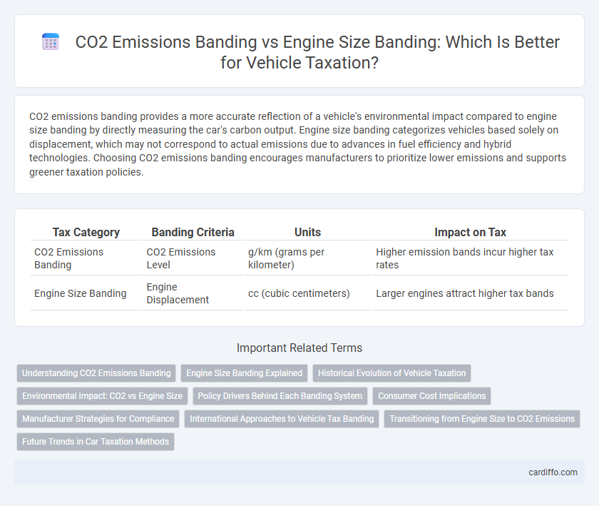 CO2 Emissions Banding vs Engine Size Banding: Which Is Better for Vehicle Taxation?