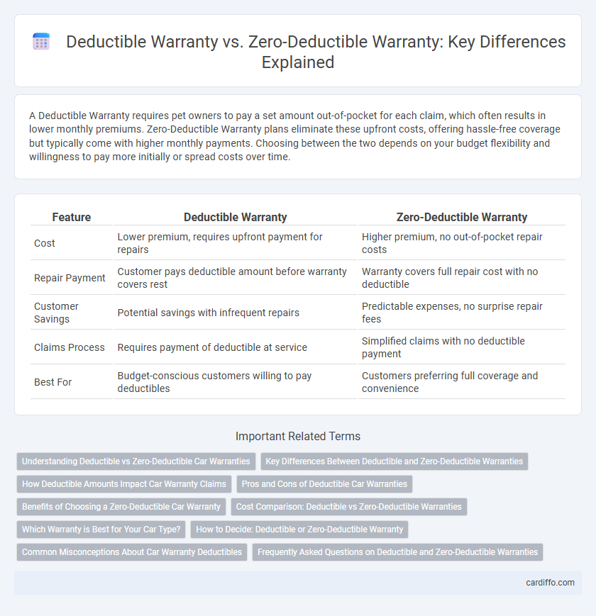 Deductible Warranty vs. Zero-Deductible Warranty: Key Differences Explained