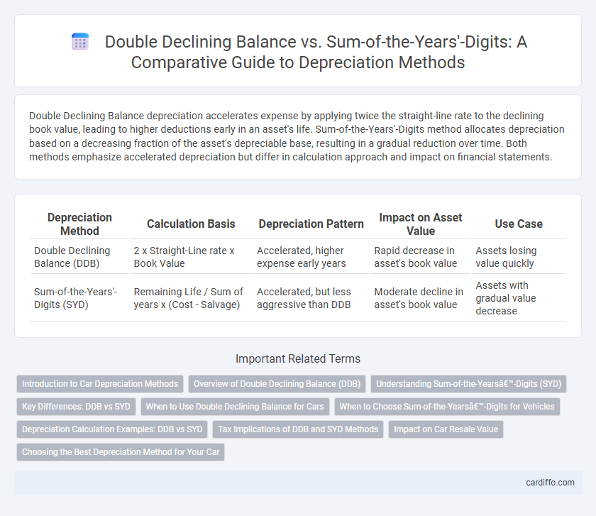 Double Declining Balance vs. Sum-of-the-Years'-Digits: A Comparative Guide to Depreciation Methods