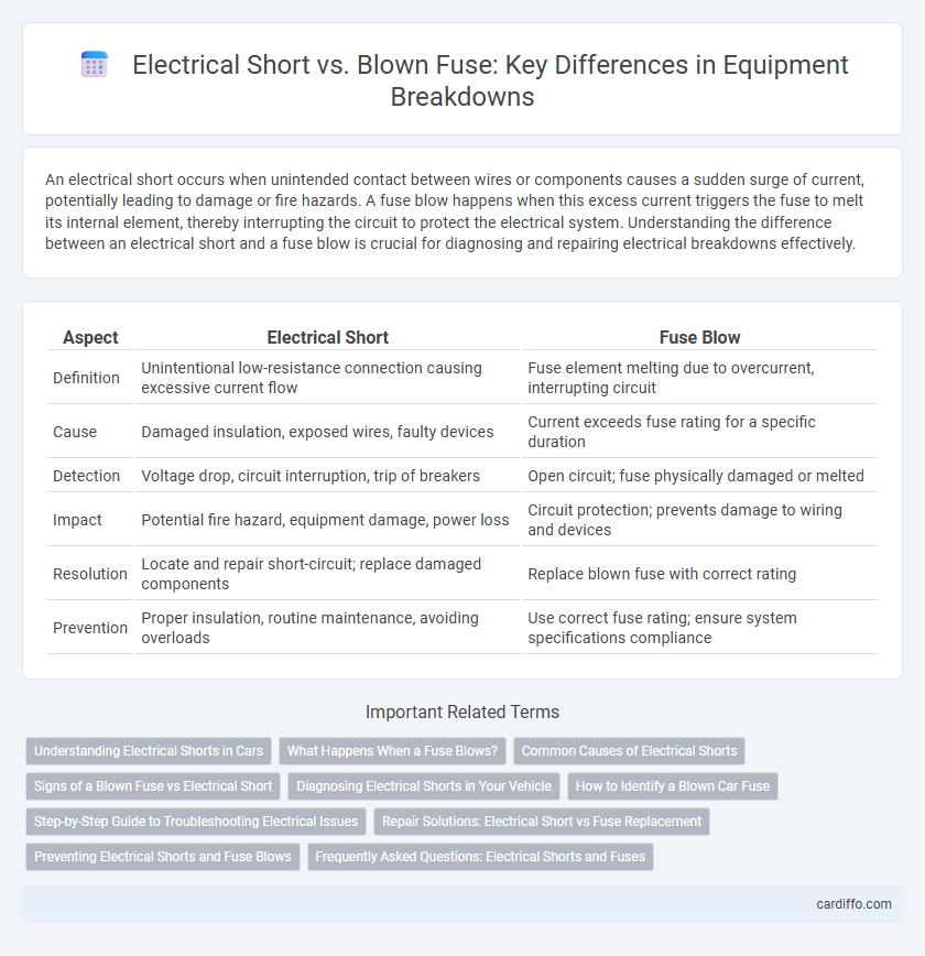 Electrical Short vs. Blown Fuse: Key Differences in Equipment Breakdowns