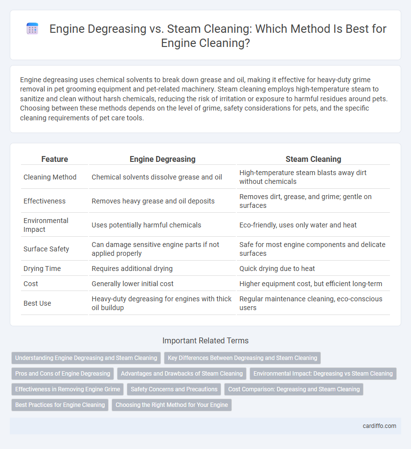 Engine Degreasing vs. Steam Cleaning: Which Method Is Best for Engine Cleaning?