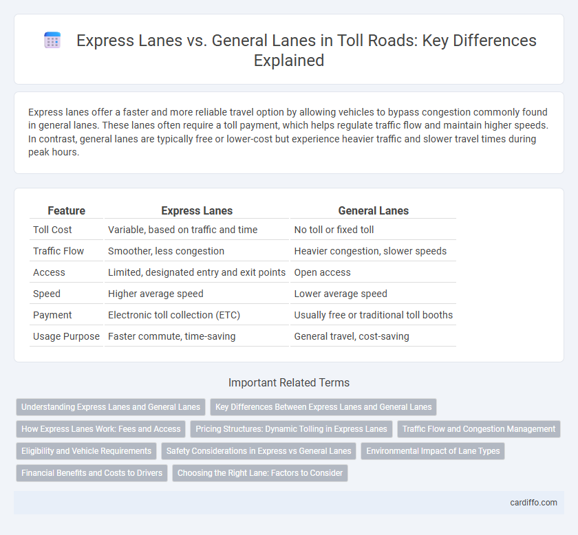 Express Lanes vs. General Lanes in Toll Roads: Key Differences Explained
