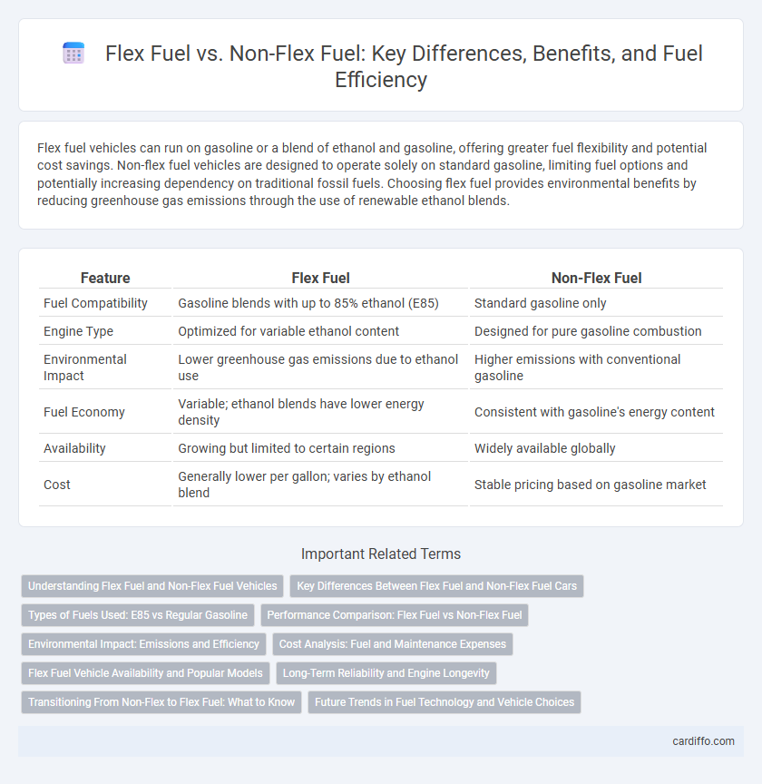 Flex Fuel vs. Non-Flex Fuel: Key Differences, Benefits, and Fuel Efficiency