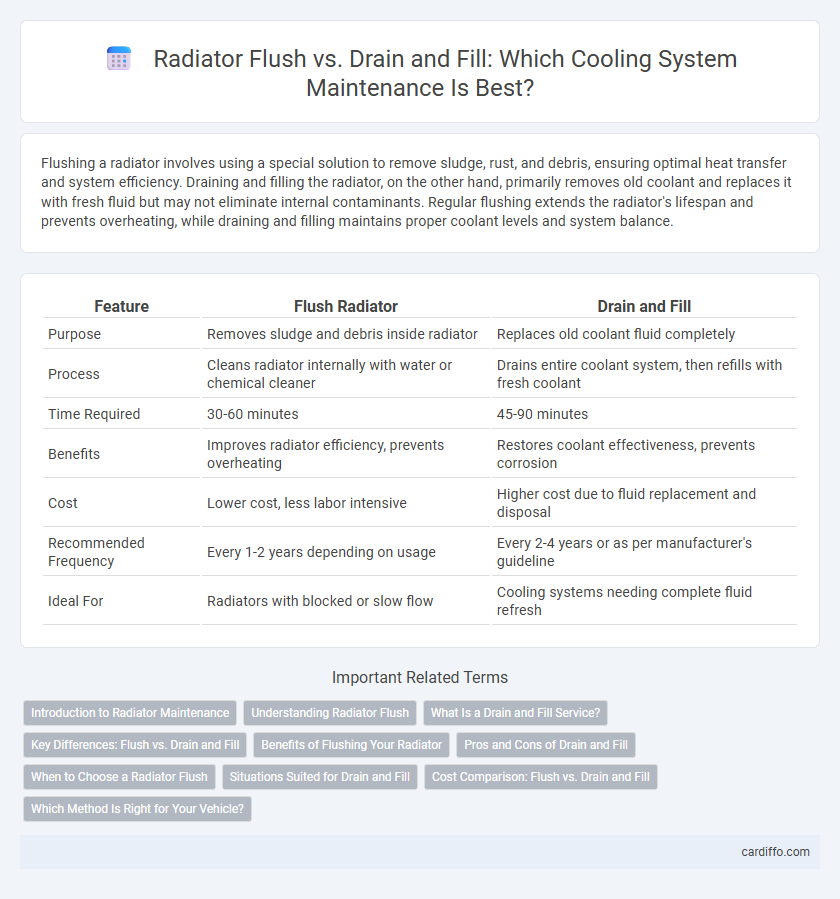 Radiator Flush vs. Drain and Fill: Which Cooling System Maintenance Is Best?